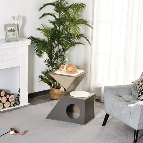 immagine-2-easycomfort-easycomfort-casetta-per-gatti-con-tiragraffi-e-pallina-in-corda-sisal-e-legno-mdf-grigio-e-color-legno-ean-8054144132273