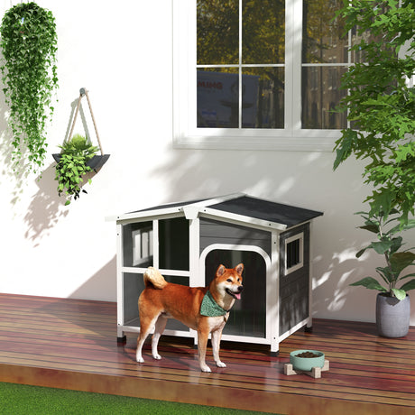 immagine-2-easycomfort-easycomfort-cuccia-per-cani-taglia-media-da-esterno-in-legno-con-tetto-apribile-101x66-5x70-5-cm-grigio