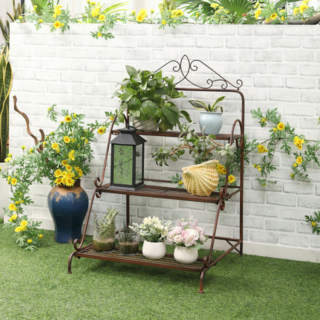 immagine-2-easycomfort-easycomfort-fioriera-da-esterno-a-3-livelli-in-metallo-per-piante-fiori-e-soprammobili-60-5x59-5x95-5-cm-marrone
