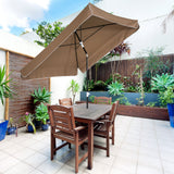 immagine-2-easycomfort-easycomfort-ombrellone-2x2-m-da-esterno-con-tettuccio-quadrato-regolabile-e-portatile-in-metallo-e-poliestere-caffe-ean-8054111846677