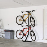 immagine-2-easycomfort-easycomfort-rastrelliera-verticale-portabiciclette-in-acciaio-nero-con-altezza-regolabile-per-2-biciclette-max-40-kg-ean-8054111845779