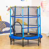 immagine-2-easycomfort-easycomfort-tappeto-elastico-per-bambini-3-6-anni-con-rete-bordo-imbottito-e-corde-elastiche-trampolino-da-giardino-140x160cm-blu-e-nero