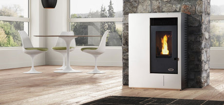 immagine-2-karmek-one-stufa-a-pellet-ad-aria-ventilata-forzata-karmek-one-modello-ibiza-s-105-kw-in-acciaio-colore-rosso