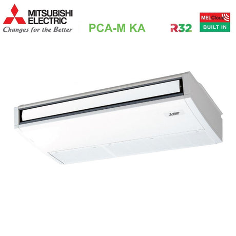 immagine-2-mitsubishi-electric-climatizzatore-condizionatore-mitsubishi-electric-pensile-a-soffitto-inverter-serie-p-21000-btu-pca-m60ka-r-32-wi-fi-optional-con-telecomando-di-serie-incluso