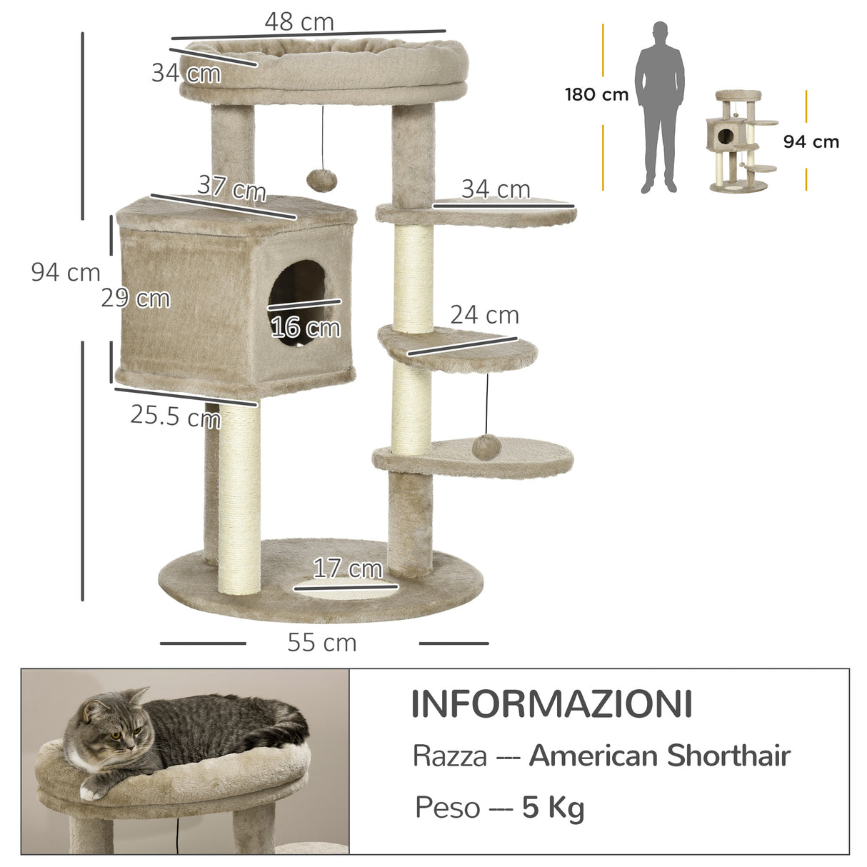 immagine-3-easycomfort-easycomfort-albero-tiragraffi-per-gatti-con-pali-in-sisal-lettino-casetta-e-piattaforme-55x55x94-cm-marrone
