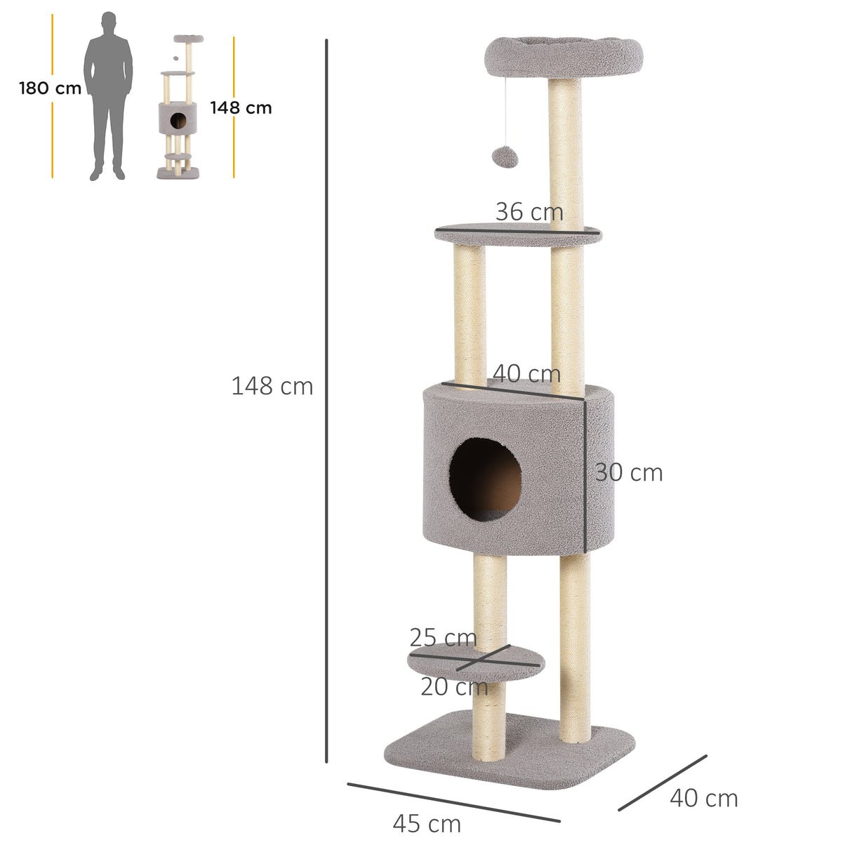 immagine-3-easycomfort-easycomfort-albero-tiragraffi-robusto-per-gatti-con-5-livelli-cuccia-casetta-giochi-e-corda-sisal-grigio-e-beige-max-30kg-ean-8054144131849