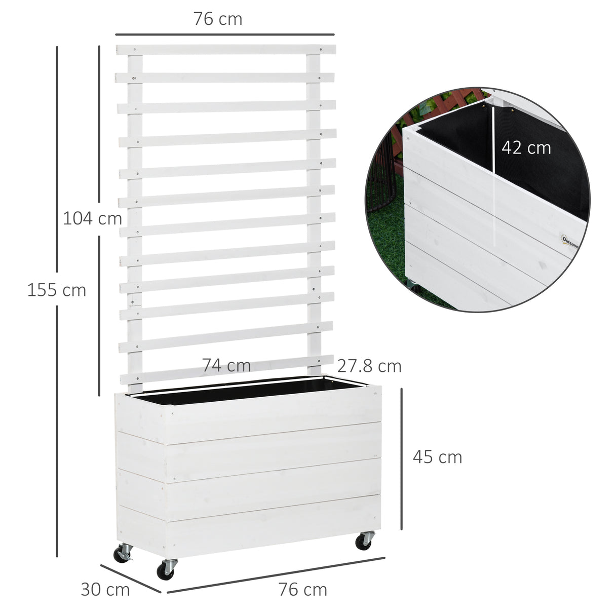 immagine-3-easycomfort-easycomfort-fioriera-rialzata-verticale-da-esterni-con-4-ruote-e-traliccio-per-viti-in-legno-76x30x155cm-bianca