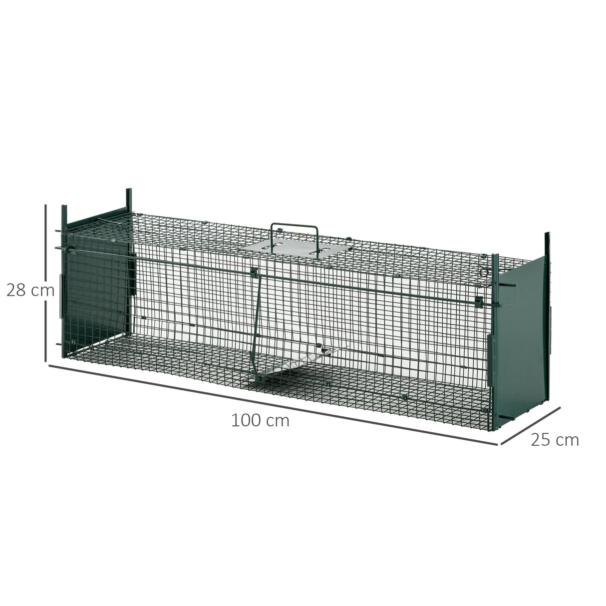 immagine-3-easycomfort-easycomfort-gabbia-trappola-per-animali-vivi-con-doppia-porta-trappola-per-conigli-gatti-e-piccoli-animali-100x25x28cm-ean-8054111840934