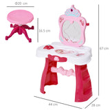 immagine-3-easycomfort-easycomfort-postazione-trucco-giocattolo-per-bambine-con-sgabello-luci-suoni-e-accessori-44x28x67-cm-bianca-e-rosa