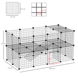 immagine-3-easycomfort-easycomfort-recinto-in-metallo-per-piccoli-animali-domestici-con-36-pannelli-di-metallo-da-montare-secondo-forma-e-configurazione-che-preferisci-e-con-porta-ean-8054111843362