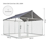 immagine-3-easycomfort-easycomfort-recinto-per-cani-da-esterno-recinto-per-animali-con-copertura-impermeabile-230x230x172cm
