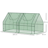 immagine-3-easycomfort-easycomfort-serra-per-piante-orto-con-2-coperture-in-pe-e-pvc-struttura-in-acciaio-verde-180x90x90cm