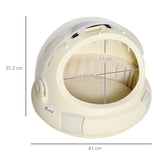 immagine-3-easycomfort-easycomfort-trasportino-cuccia-per-gatti-rotondo-con-peluche-interno-e-fermo-41x35-2cm-beige