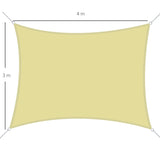 immagine-3-easycomfort-easycomfort-vela-ombreggiante-rettangolare-tenda-da-sole-in-poliestere-3x4m-sabbia-ean-8054111849203