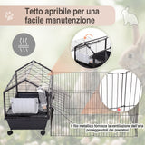 immagine-4-easycomfort-easycomfort-gabbia-per-conigli-cincilla-porcellini-dindia-e-roditori-per-interni-in-metallo-nero-88x128-5x56cm