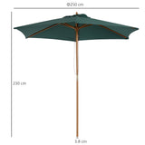 immagine-4-easycomfort-easycomfort-ombrellone-da-giardino-e-terrazza-in-legno-poliestere-2-5x2-3m-verde-ean-8054144138473