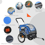 immagine-4-easycomfort-easycomfort-passeggino-2-in-1-per-cani-e-rimorchio-bici-ruote-catarifrangenti-e-bandierina-blu