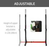 immagine-4-easycomfort-easycomfort-set-2-supporti-bilanciere-in-acciaio-con-3-ganci-altezza-regolabile-e-portata-200kg-argento-nero