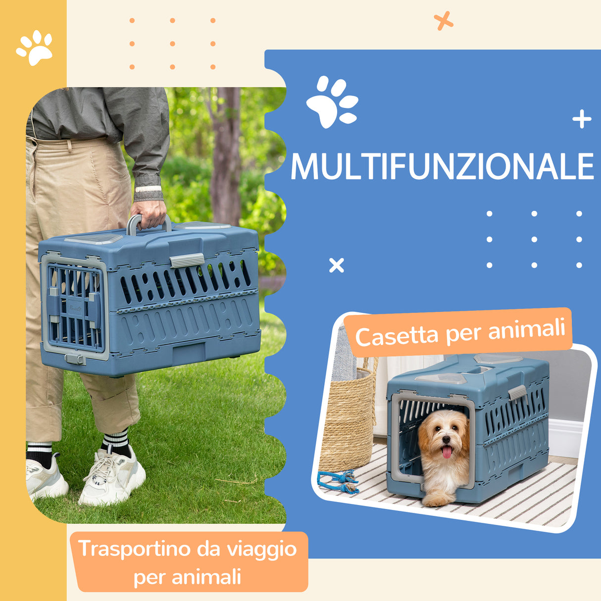 immagine-4-easycomfort-easycomfort-trasportino-per-cani-e-gatti-pieghevole-e-convertibile-in-cuccia-56x31x37cm-blu
