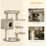 immagine-5-easycomfort-easycomfort-albero-tiragraffi-per-gatti-con-pali-in-sisal-lettino-casetta-e-piattaforme-55x55x94-cm-marrone