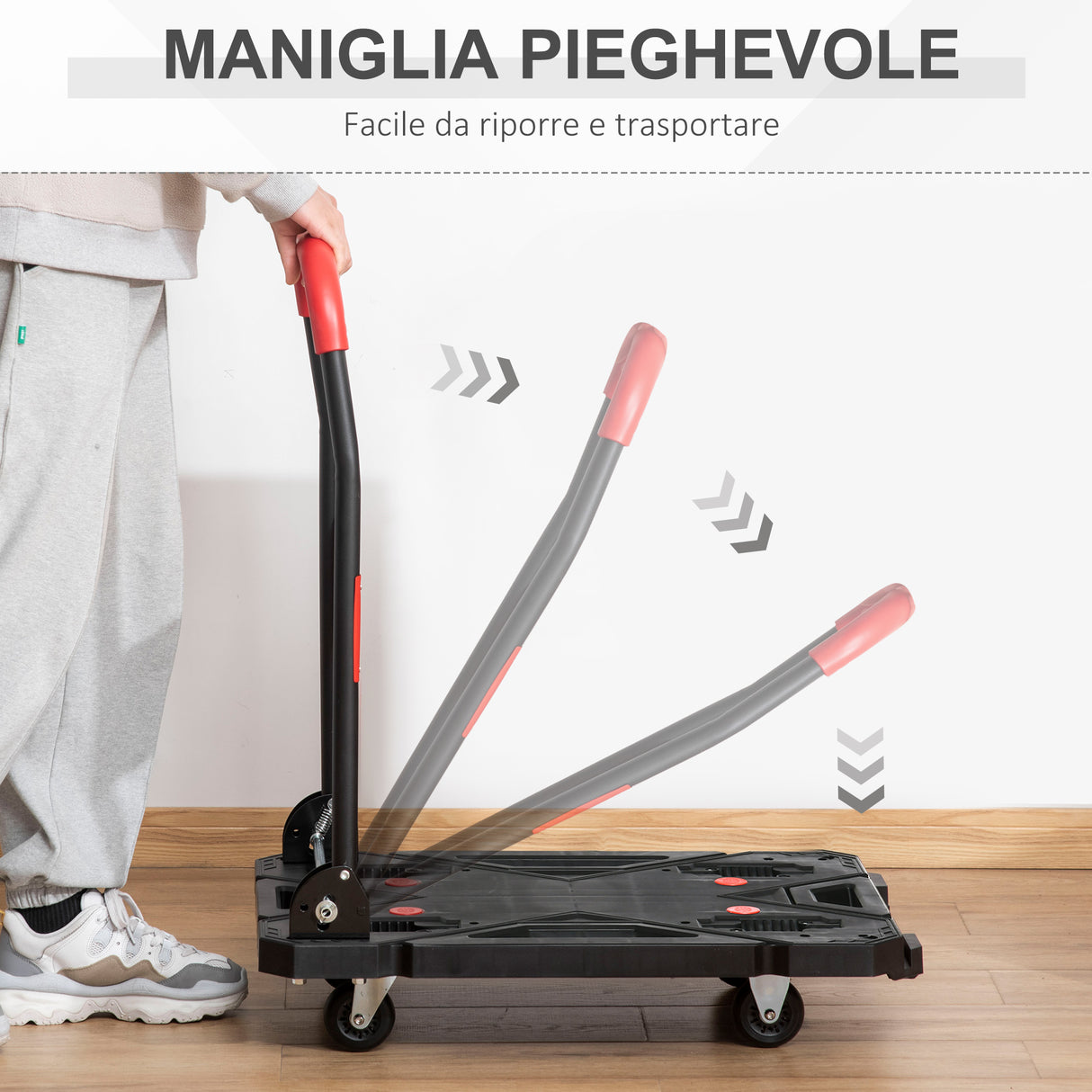immagine-5-easycomfort-easycomfort-carrello-pieghevole-da-trasporto-in-acciaio-e-pp-con-ruote-max-150kg-70x52-5x90cm-nero-e-rosso