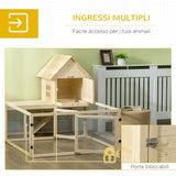 immagine-5-easycomfort-easycomfort-conigliera-per-interno-in-legno-dabete-con-vassoio-estraibile-3-porte-e-area-esterna-151-5x106x97-cm