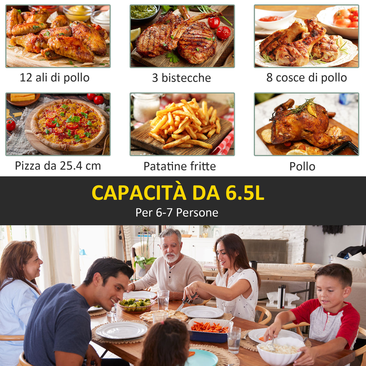 immagine-5-easycomfort-easycomfort-friggitrice-ad-aria-8-in-1-da-6-5-litri-1700w-con-12-programmi-accessori-e-schermo-led-nera