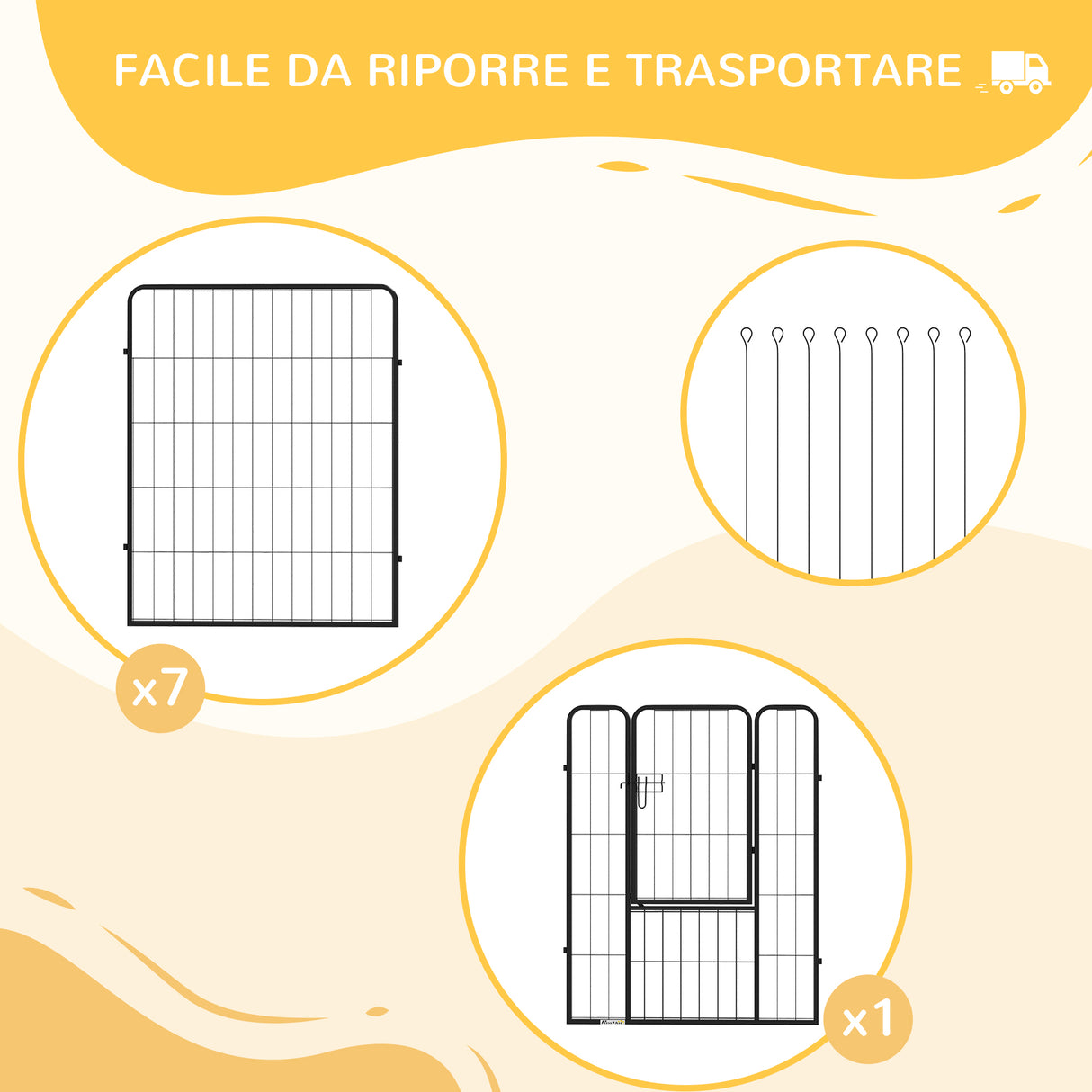 immagine-5-easycomfort-easycomfort-recinto-per-cani-e-per-cuccioli-recinto-modulare-per-cani-da-interno-ed-esterno-in-metallo-e-acciaio-8-pannelli-79x100cm