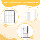 immagine-5-easycomfort-easycomfort-recinto-per-cani-e-per-cuccioli-recinto-modulare-per-cani-da-interno-ed-esterno-in-metallo-e-acciaio-8-pannelli-79x100cm