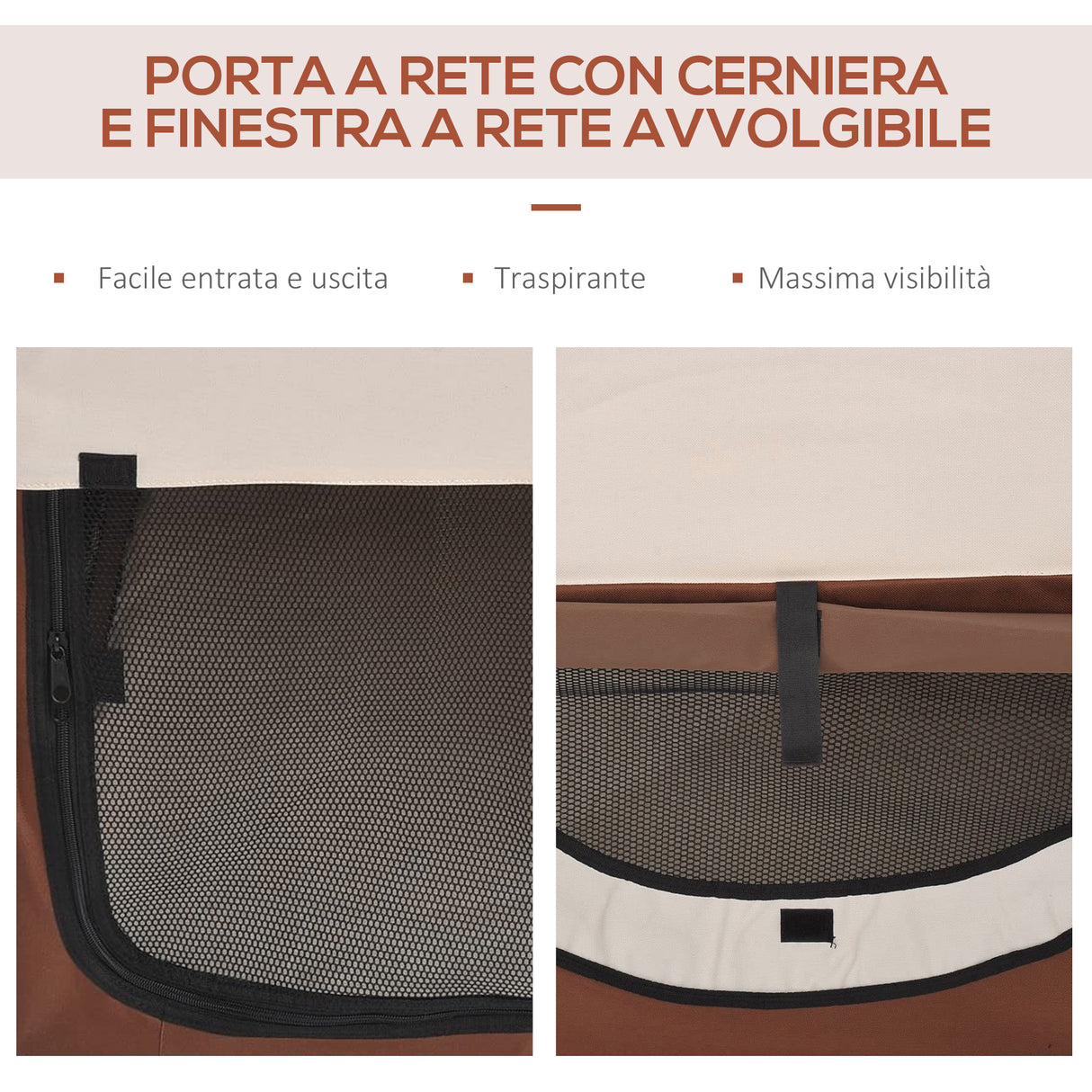 immagine-5-easycomfort-easycomfort-trasportino-gabbia-da-trasporto-per-cani-gatti-e-animali-domestici-pieghevole-46x36x41cm-caffe-ean-8054111841870