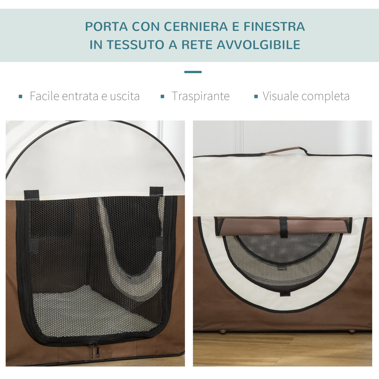 immagine-5-easycomfort-easycomfort-trasportino-per-cani-e-gatti-pieghevole-con-porta-e-finestre-in-rete-tessuto-oxford-e-acciaio-70x51x59cm-marrone-ean-8054111849395