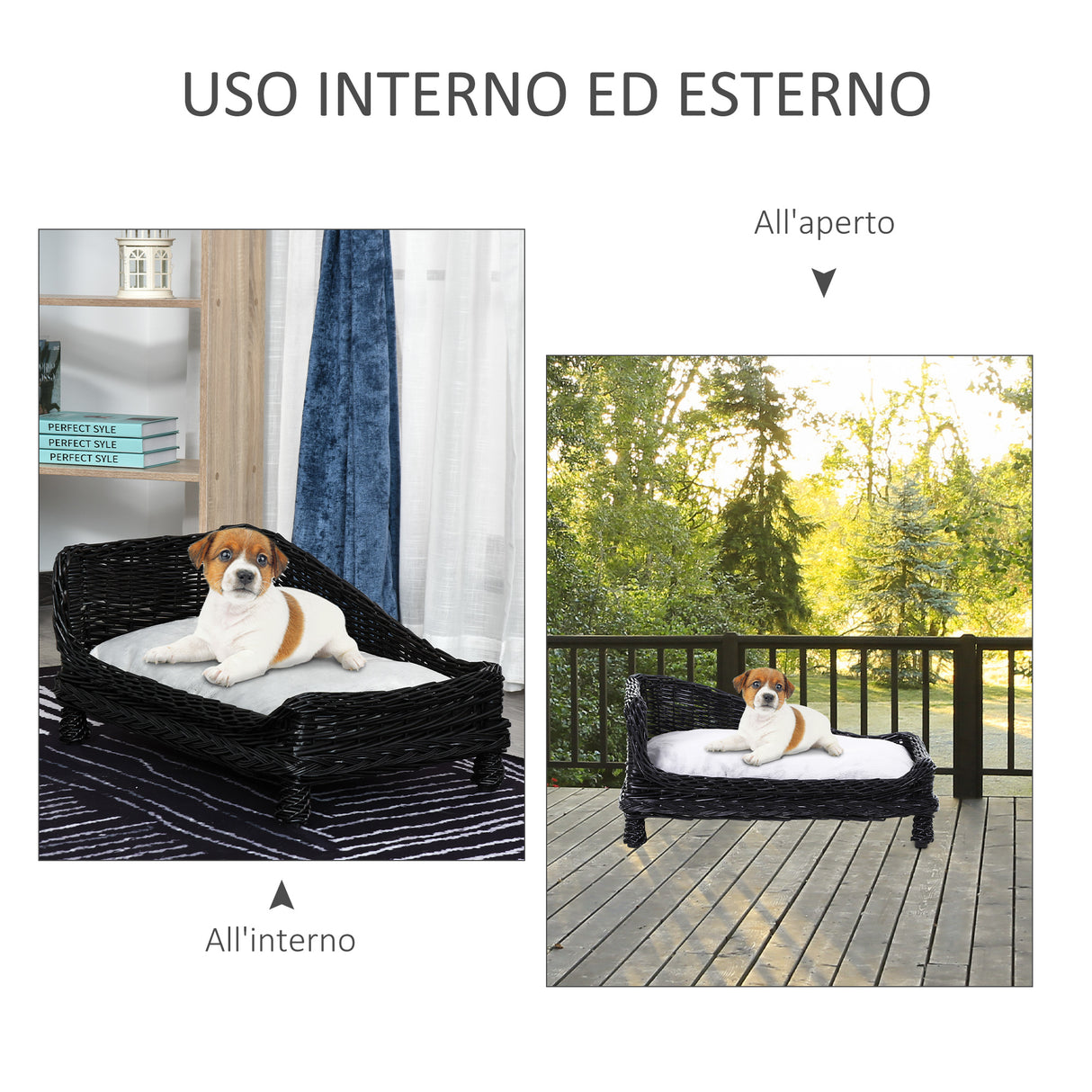 immagine-6-easycomfort-easycomfort-cuccia-per-animali-domestici-15kg-forma-chaise-longue-in-vimini-nero-cuscino-in-pile-69x42x33cm-ean-8054111845595