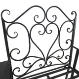 immagine-6-easycomfort-easycomfort-panchina-da-giardino-2-posti-con-tavolino-e-foro-per-ombrellone-nero-ean-8055776912837