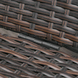 immagine-6-easycomfort-easycomfort-set-2-sdraio-da-giardino-in-pe-rattan-marrone-con-cuscino-imbottito-crema-ean-8055776915937