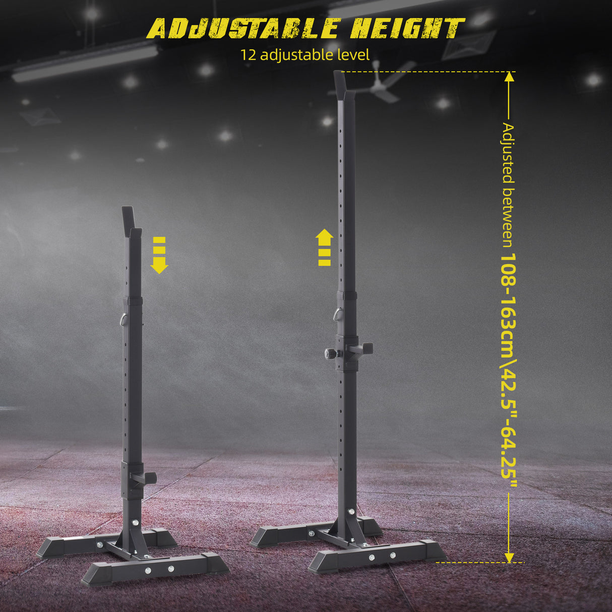 immagine-6-easycomfort-easycomfort-set-di-2-rack-supporto-per-bilanciere-in-acciaio-altezza-regolabile-su-12-livelli-50x49x124-154cm-nero