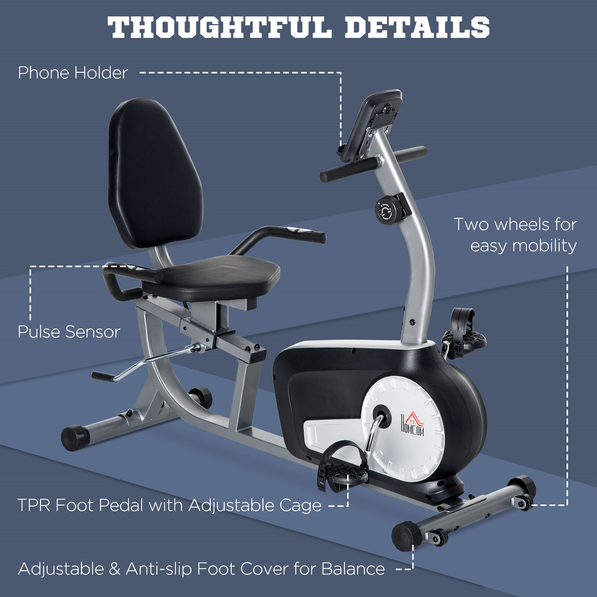 immagine-7-easycomfort-easycomfort-cyclette-orizzontale-recumbent-con-8-livelli-di-resistenza-schermo-lcd-e-seduta-regolabile-122-137x62x103-cm