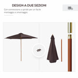 immagine-7-easycomfort-easycomfort-ombrellone-da-giardino-3x2-5-m-con-palo-in-legno-e-8-stecche-parasole-da-esterno-in-poliestere-caffe