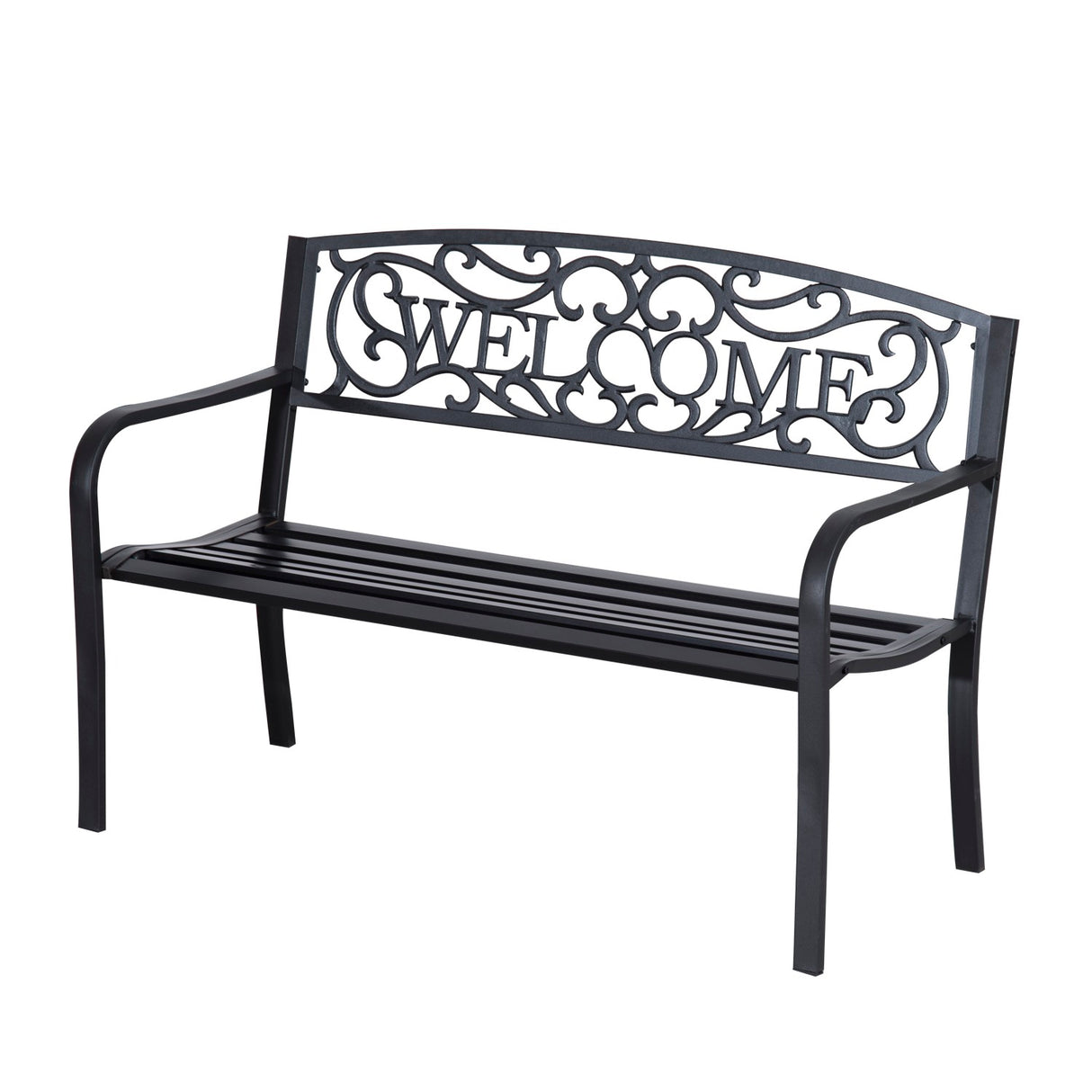 immagine-7-easycomfort-easycomfort-panchina-da-giardino-in-metallo-nero-design-vintage