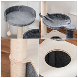 immagine-8-easycomfort-easycomfort-albero-tiragraffi-multilivello-per-gatti-adulti-palestra-per-gatti-con-casetta-amaca-cuccia-e-corde-in-sisal-48x34x95cm-grigio