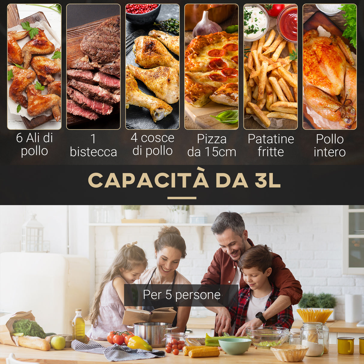 immagine-8-easycomfort-easycomfort-friggitrice-ad-aria-12-in-1-da-3-litri-1300w-con-12-programmi-accessori-e-schermo-led-nera