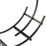 immagine-8-easycomfort-easycomfort-portalegna-in-ferro-per-camino-forma-ad-anello-nero-ean-8054111842402